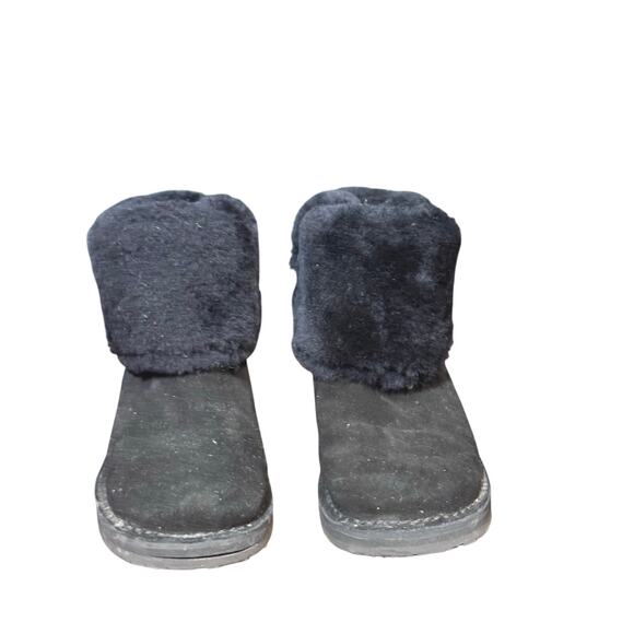 Cloud nine shearling and leather boots size 8 - Picture 1 of 8